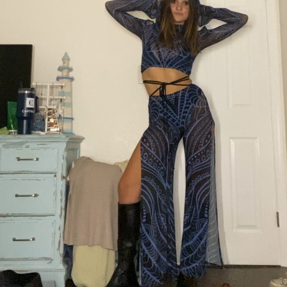 BADINKA Blue Occult set (pants and top) - Picture 6 of 6